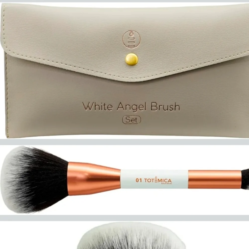 Totemica White Angel Brush Set Of 4 In Case New Sealed Package